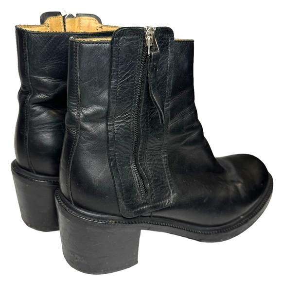 Maison Martin Margiela Leather Side Zip Ankle Boot Size 9 - Picture 3 of 8
